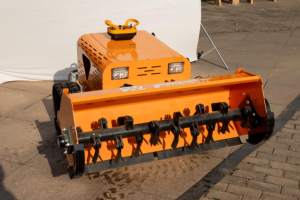Robot <span class=keywords><strong>Desbrozadora</strong></span> 27HP con Control Remoto para Pendientes, Cortadora de Césped con Control Remoto para Gestión de Vegetación - Product Image 5