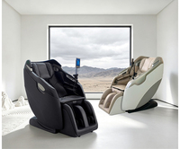 Fauteuil de massage 3D intégral de luxe à gravité zéro avec vibration et pétrissage Shiatsu, doté d'un rouleau pour les pieds, pour usage domestique, avec fonction d'examen IA en usine