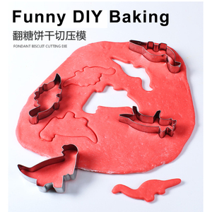 Beeman – moule à biscuits en forme de dinosaure de noël, en acier inoxydable, ensemble d'emporte-pièces personnalisé - Product Image 4