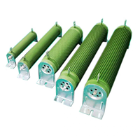Resistencia Tubular de Porcelana de Alta Potencia, Bobinada con Cable Corrugado, para Frenado de Inversores, 0.1-10KR, 10W-5KW, -55~+125, RoHS