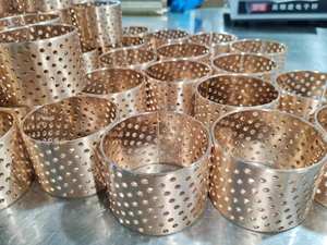 Douille en bronze enveloppée 092 bagues de pièces de rechange de machines de construction agricoles CuSn8P - Product Image 2