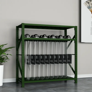 رفوف تخزين رخيصة متعددة الوظائف أرفف فولاذية متينة رفوف أصلية 4 طبقات - Product Image 5