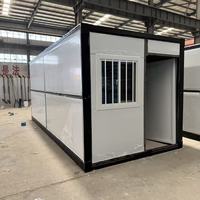 Structure en acier industrielle durable, maison préfabriquée à conception pliable, résistante aux intempéries, livraison en gros pour dortoirs de camp minier