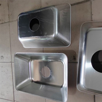Lave-linge à formage intégré Lavabo de toilette moderne Shampooing Lave-vaisselle Évier de cuisine en acier inoxydable pour salle de bain