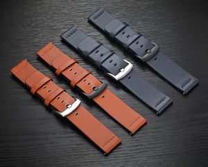 Correa de cuero de liberación rápida para reloj de 20mm y 22mm para Samsung Galaxy <span class=keywords><strong>Watch</strong></span> <span class=keywords><strong>3</strong></span> Active2 40 <span class=keywords><strong>44mm</strong></span> <span class=keywords><strong>Huawei</strong></span> <span class=keywords><strong>Watch</strong></span> <span class=keywords><strong>Gt</strong></span> 2 WatchBand 18 24mm - Product Image 2