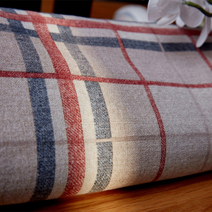 Imiter <span class=keywords><strong>Tissu</strong></span> D'ameublement En <span class=keywords><strong>Lin</strong></span> À <span class=keywords><strong>Carreaux</strong></span> - Product Image 3