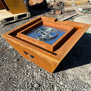 Bol à feu en métal de haute qualité Patio Fire Pit fontaine à eau cascade pour piscine fontaine à eau en acier corten foyer à gaz - Product Image 3