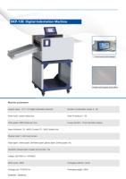 Machine à plier et perforer le papier numérique de bureau SCP-13e avec écran tactile