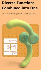 Çift uçlu kafa titreşimli uzaktan kumanda G Spot Clit stimülasyon seks oyuncak Strapless kadınlar için yapay penis vibratör üzerinde askısız kayış - Product Image 4