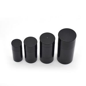 Envase de desodorante vacío de 15g/30g/50g/75g para bálsamo en barra de cosmética negra, tubo de colorete, con llenado inferior y serigrafía - Product Image 2