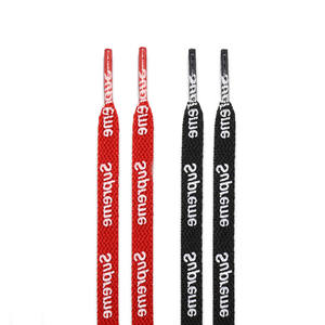 Yrunfeety alta calidad 90-160CM cordones impresos ambos lados cordones de zapatos planos de Impresión 4 colores cordones de zapatos de impresión para zapatillas <span class=keywords><strong>AF1</strong></span> - Product Image 1