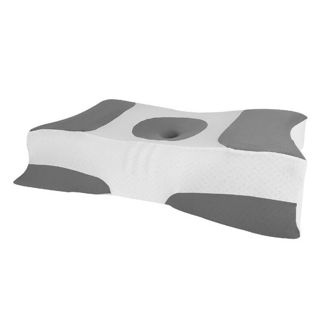 Deep Sleep Pillow Patented Ergonomic Contour Design Memory Foam Filling 100% Polyester Material Oblong Shape Side Back Sleeping