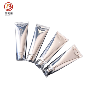 pbl cosmetic tube OEM luxury empty cosmetic hand cream body lotion ABL laminated aluminium plastic tube packaging with screw lid