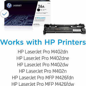 26A,26X,CF226A โทนเนอร์แท้รุ่น 26A 26X CF226A สำหรับ M402dn/402dw/M426DW/426FDW-3100 หน้า ให้ผลผลิต 3100 หน้า สีดำ - Product Image 5
