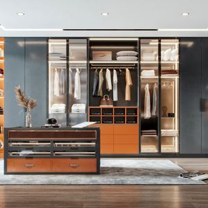 Armario de Diseño para Dormitorio Santopova, Armario Moderno de Madera Empotrado en la Pared, Puertas de Madera, Armario Modular de Lujo - Product Image 5