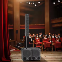 Altavoz de columna en forma de arco activo JH12 de alta calidad superventas, sistema de sonido Pa, sistema de altavoces de matriz lineal
