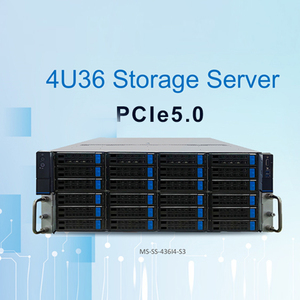 Servidor de Almacenamiento MIwin Personalizado con Doble CPU Intel de 4ª/5ª Generación, 6 Ranuras PCIE 5.0 X16, 36 Bahías para Discos Duros NVME/SAS de 3.5 Pulgadas, 32 DDR5, 4U, 36 Discos - Product Image 6