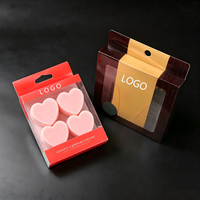 Boîte en plastique pliable personnalisée, recyclable, CMYK, transparente, pliable, en PET/PVC, emballage cadeau recyclable