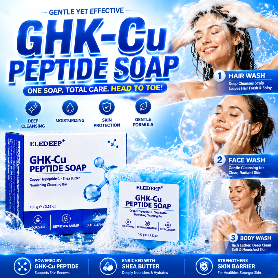 Private Label GHK-Cu Copper Peptide Soap for Face and Body With ...