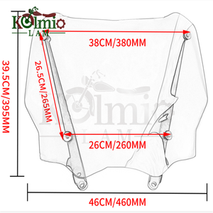 KOLMIO-LAM Pare-Brise de Moto avec Support pour <span class=keywords><strong>HONDA</strong></span> SH125 SH150 <span class=keywords><strong>2020</strong></span> - 2023 - Product Image 6