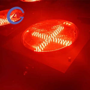 Semáforo de Tráfico de 300 mm (12 Pulgadas), IP65, Plástico PC, Señal de Tráfico con Cruz Roja - Product Image 5