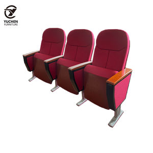 Sedie pieghevoli con tessuto e tavolino adatte per aule universitarie, cinema, teatri, sale da spettacolo e chiese - Product Image 1