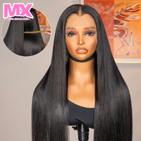 Pelucas de Cabello Humano Virgen Brasileño 100% Natural al por Mayor, Peluca M Lagos con Línea de Cabello Transparente, Encaje Frontal HD sin Pegamento para Mujeres Negras