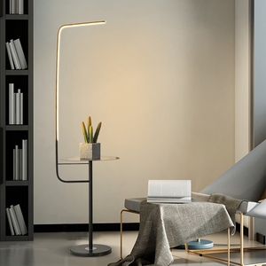 Minimaliste nordique Chambre Lampes Modernes pour <span class=keywords><strong>Salon</strong></span> Hôtel <span class=keywords><strong>Led</strong></span> Arc avec Coin de Table Debout Décoration Lampadaire - Product Image 3