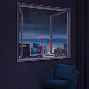 Modern DIY <strong>Magnetic</strong> Fly <strong>Screen</strong> Frame Diy <strong>Magnetic</strong> <strong>Window</strong> <strong>Screen</strong> <strong>Window</strong> Frames with Grey Mesh for Hotel &amp; Home Use Fire-Proof - Product Image 5