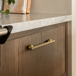 Qiansi hk0395 consis có khía rắn brass đồ nội thất xử lý và Knob Antique Brass tủ Tủ Bếp tủ tay nắm cửa kéo - Product Image 5