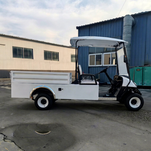 Voiturette de golf électrique ZOWN 4 places avec remorque utilitaire et auvent, couleur personnalisée, garantie de 2 ans, utilisation pour les attractions touristiques - Product Image 1