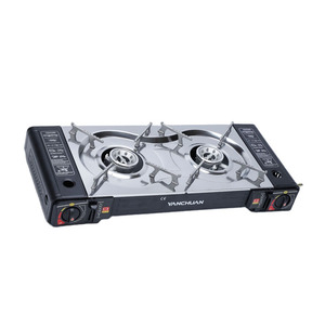 Gril à <span class=keywords><strong>gaz</strong></span> de cuisson de table portable Cuisinière à double brûleur Cuisinière à <span class=keywords><strong>gaz</strong></span> portable Cuisinière à <span class=keywords><strong>gaz</strong></span> compacte et portable - Product Image 1