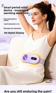 Almohadilla Térmica Menstrual, Masajeador Abdominal, Cinturón Térmico Recargable con Función Musical para Aliviar el Dolor, Cólicos y Masajes Menstruales - Product Image 3