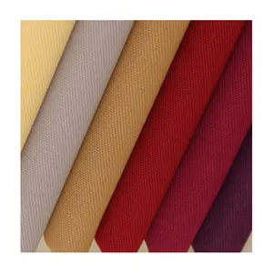 Source Factory 40 Polyester 60 Cotton 260Gsm Twill Spandex Fabric Cvc Woven Stretch Fabric Elastic Fabric For Uniform