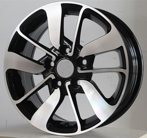 Face de machine noire <span class=keywords><strong>15</strong></span> 16 17 <span class=keywords><strong>pouces</strong></span> 4x100 5x114.3 jantes en alliage roues de voiture de tourisme pour <span class=keywords><strong>Renault</strong></span> - Product Image 2