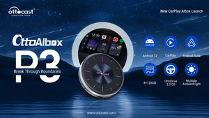 Caja Multimedia Inteligente <span class=keywords><strong>Ottocast</strong></span> OttoAibox P3 con Android 12, Qualcomm 6125 Octa-Core, 8+128G, CarPlay y Android Ai Box con SIM 4G para Youtube - Product Image 3
