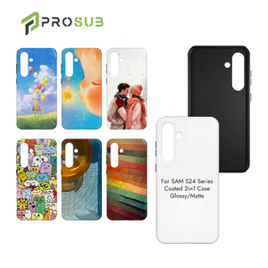 Coque magnétique 2-en-1 de luxe Prosub avec revêtement pour sublimation, compatible avec Samsung S25 S24, en PC et TPU mat antichoc - Product Image 4