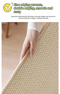 Facile à nettoyer personnalisé style moderne imitation sisal <span class=keywords><strong>tapis</strong></span> <span class=keywords><strong>de</strong></span> porte d'entrée couleur unie <span class=keywords><strong>tapis</strong></span> <span class=keywords><strong>de</strong></span> sol lavable en machine pour la <span class=keywords><strong>voiture</strong></span> - Product Image 2