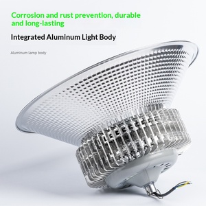Lámpara Colgante de Aluminio Súper Brillante para Fábrica, Minería, Almacén, Taller, 100W, 185-265V, 3000-45000 Lúmenes, Marca Yibiao - Product Image 4