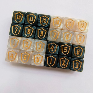 Dados Acrílicos D6 Adecuados para Juegos de Rol, Juego de Mesa Wanzhi, Fiesta, Dados Digitales de 6 Caras de 16 mm, Venta al por Mayor - Product Image 2