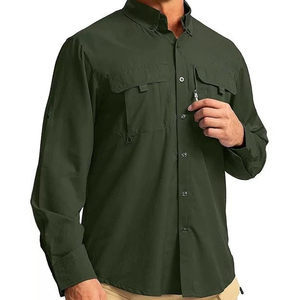 Camisa de Pesca para <span class=keywords><strong>Hombre</strong></span> de Venta Directa, Manga Larga, Alta Transpirabilidad, Camisa de Trabajo para Exteriores OEM - Product Image 2