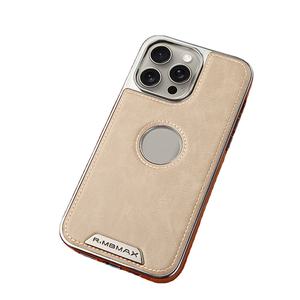 Funda de teléfono de cuero galvanizado de gama alta para iPhone 16/15/14/13/12 cubiertas de función de carga magnética y comercio electrónico - Product Image 1