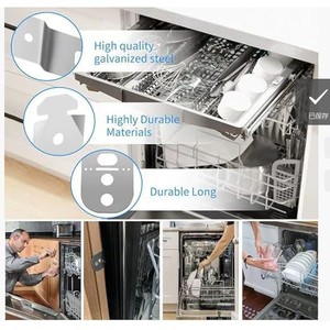 Pièce de rechange pour égouttoir à vaisselle, 3 1/2 pouces, en acier inoxydable, pour lave-vaisselle Bosch AP4538351 00605007 - Product Image 3