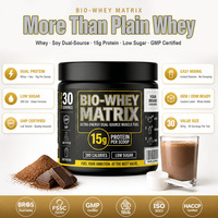 Poudre de Whey Hyperprotéinée pour la Croissance Musculaire et la Prise de Masse, Faible en Sucre, Sans Gluten, Végétarienne, Sans OGM, Achat en Gros, Performance Optimale