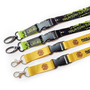 High Quality <b>Lanyards</b> with logo Custom <b>Polyester</b> Palestine <b>Lanyards</b> with Buckle for Promotional Gift - Product Image 1