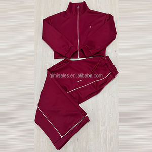 Ropa de invierno para mujer, conjuntos de 2 piezas, trajes de mujer, chaqueta con cremallera, pantalones de chándal, conjuntos de 2 piezas con capucha para correr, conjunto de ropa para mujer - Product Image 6
