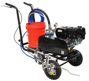Traffic Line Painting Ride on Reasonable Price Hand Push Gasoline Engine <b>Paint</b> Stripping Machine Road <b>Marking</b> Machine - Product Image 4