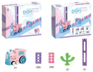 <span class=keywords><strong>Train</strong></span> Domino Électrique Éducatif à Vente Chaude, <span class=keywords><strong>Train</strong></span> Domino Automatique à Poser les Tuiles pour Enfants - Product Image 1