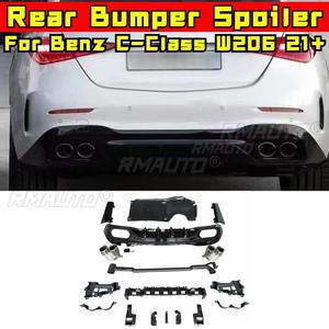 Difusor de Parachoques Trasero para Coche, Alerón, Divisor, Modificación de Salida de Escape Trasera para Mercedes Benz Clase C W206 2021+ Accesorio - Product Image 2