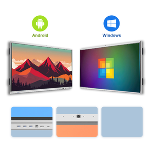 หน้าจอไวท์บอร์ดอัจฉริยะแบบอินเทอร์แอคทีฟขนาด 75 นิ้ว ความละเอียด 4K พร้อมหน้าจอสัมผัส IFPD ทั้งหมดในหนึ่งเดียว ได้รับการรับรองมาตรฐาน CE FCC Rohs ISO - Product Image 2